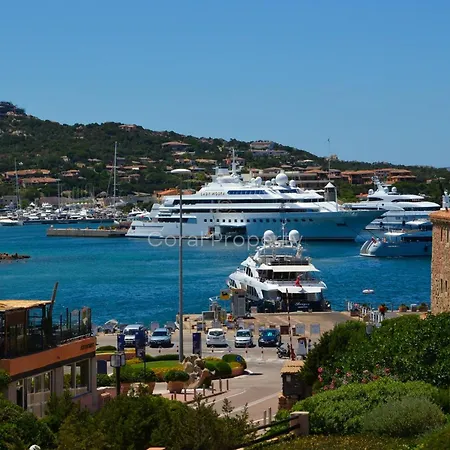 Yacht Terrace - Exclusive Waterfront View Center - By Coral * Porto Cervo